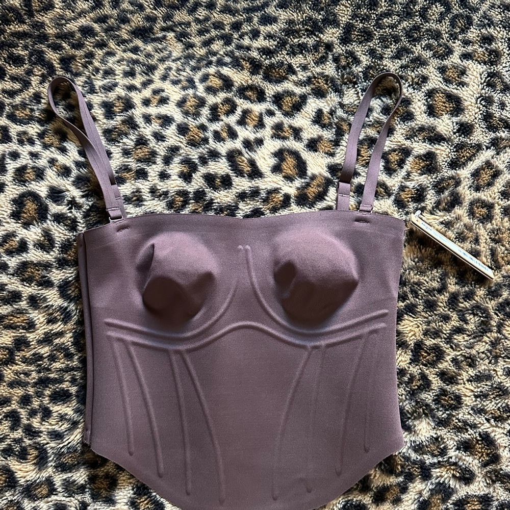 SKIMS Mauve Bandeau Top